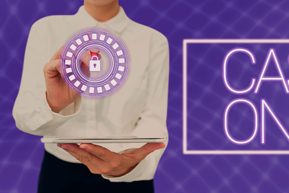 Persona desbloqueando el casino online Novibet