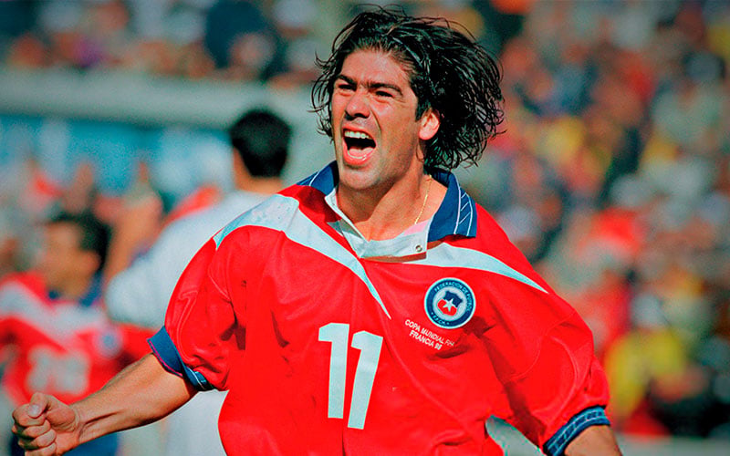 El matador Marcelo Salas es una leyenda dle fútbol en Chile