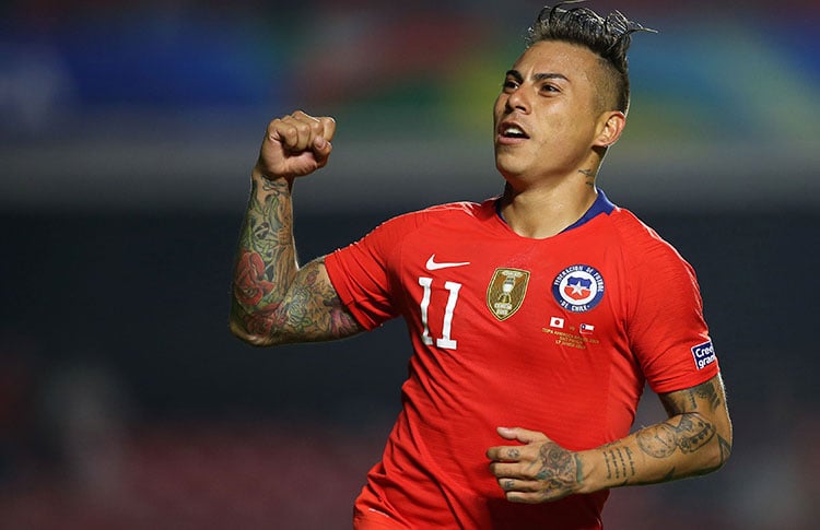 Edu Vargas es el segundo máximo goleador de la selección