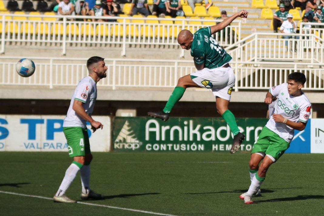 Santiago Wanderers en un partido.