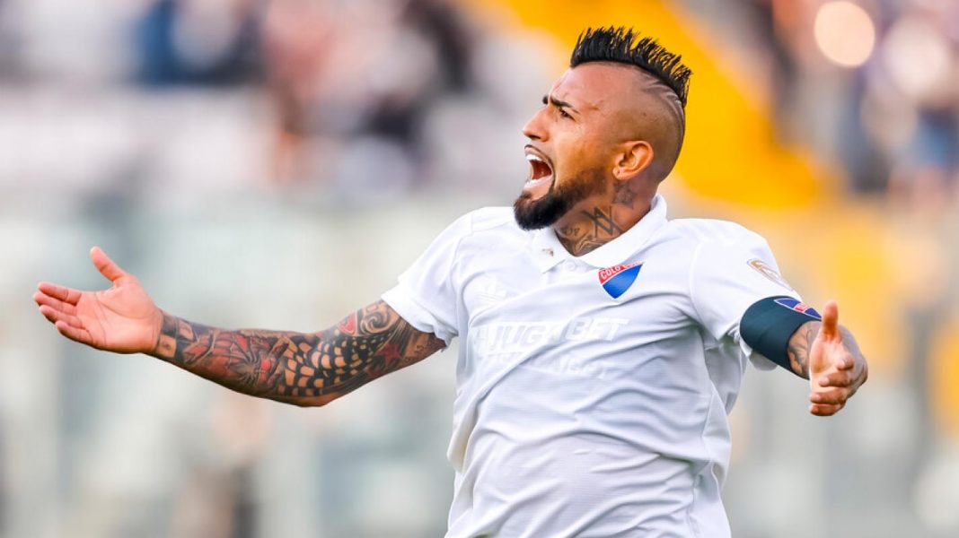 Arturo Vidal, capitán del Colo Colo