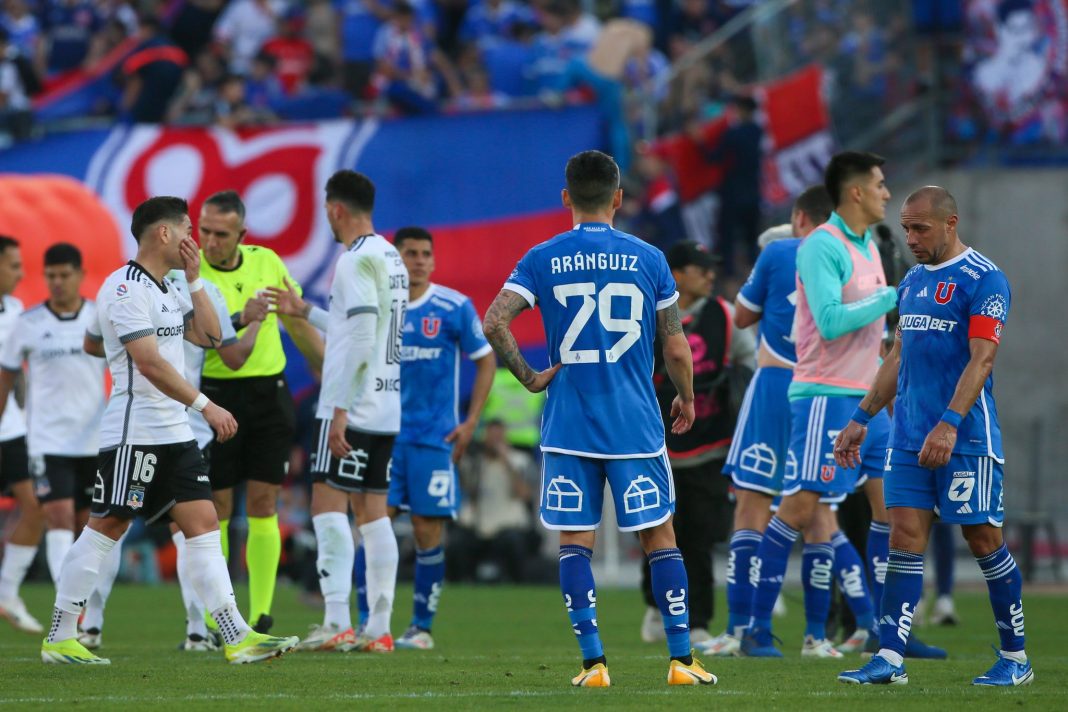 Foto del último clásico chileno